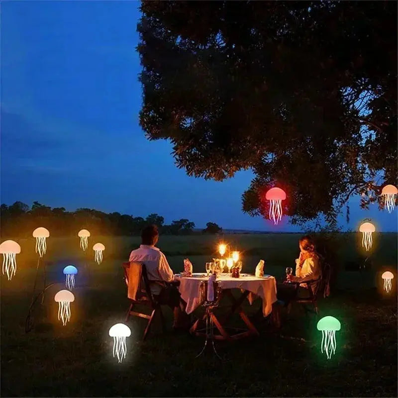 Verbesserte stille Quallenlampe, Quallenlicht mit tanzenden Beinen, Sprachsteuerung für Schlafzimmer, Wohnzimmer und Weihnachtsgeschenke